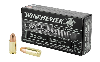 WIN SPR SUP 9MM 147GR FMJE 50/500 3 WIN SPR SUP 9MM 147GR FMJE 50/500