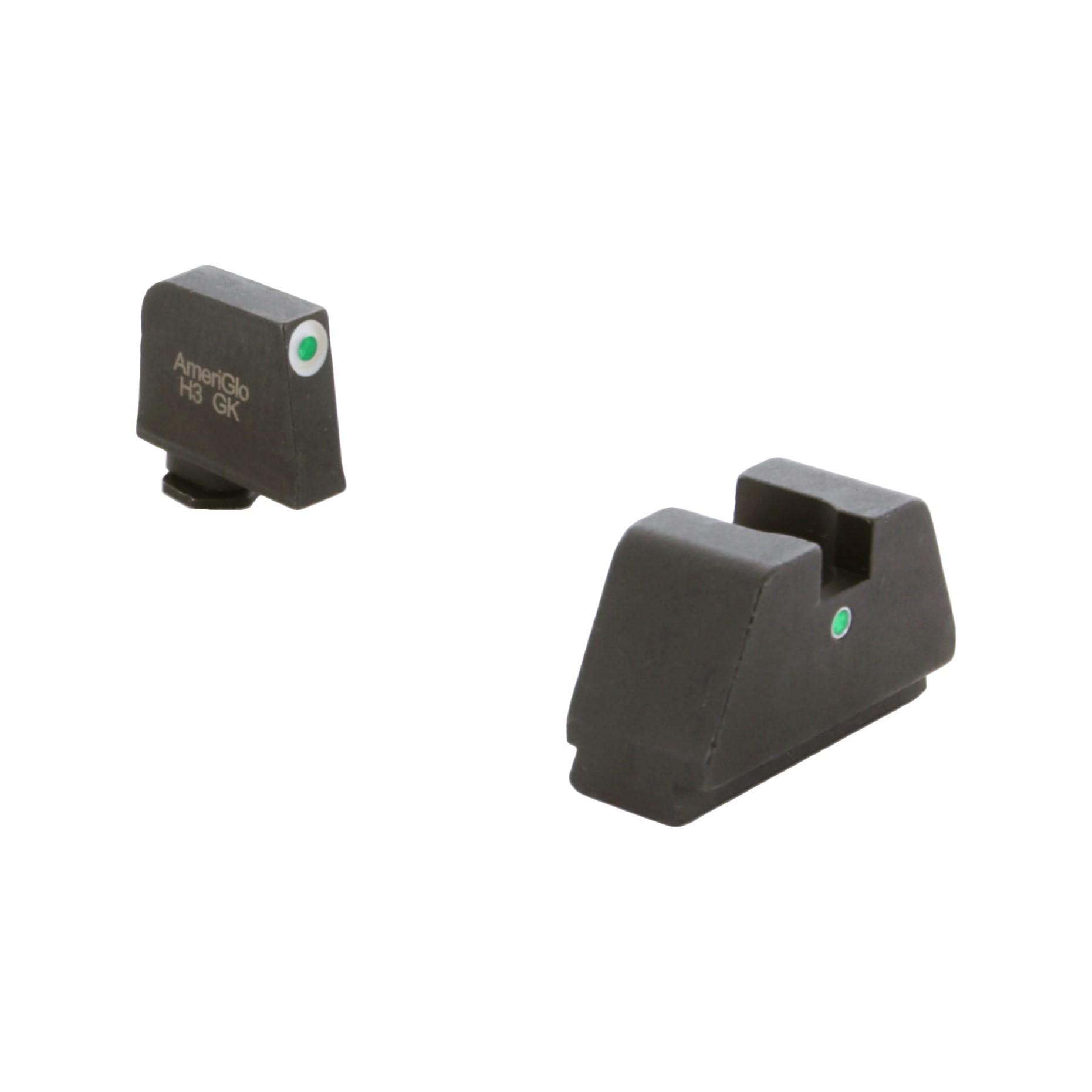 Ameriglo 3XL Tall Green Tritium White Outline Front Tritium Dot Rear Glock 3 Ameriglo 3XL Tall Green Tritium White Outline Front Tritium Dot Rear Glock