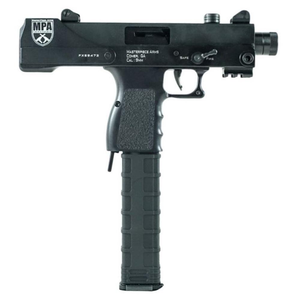 Masterpiece Arms Defender MPA30T Handgun 9mm Luger 30rd Magazine 4.5" Threaded Barrel Black 3 Masterpiece Arms Defender MPA30T Handgun 9mm Luger 30rd Magazine 4.5" Threaded Barrel Black