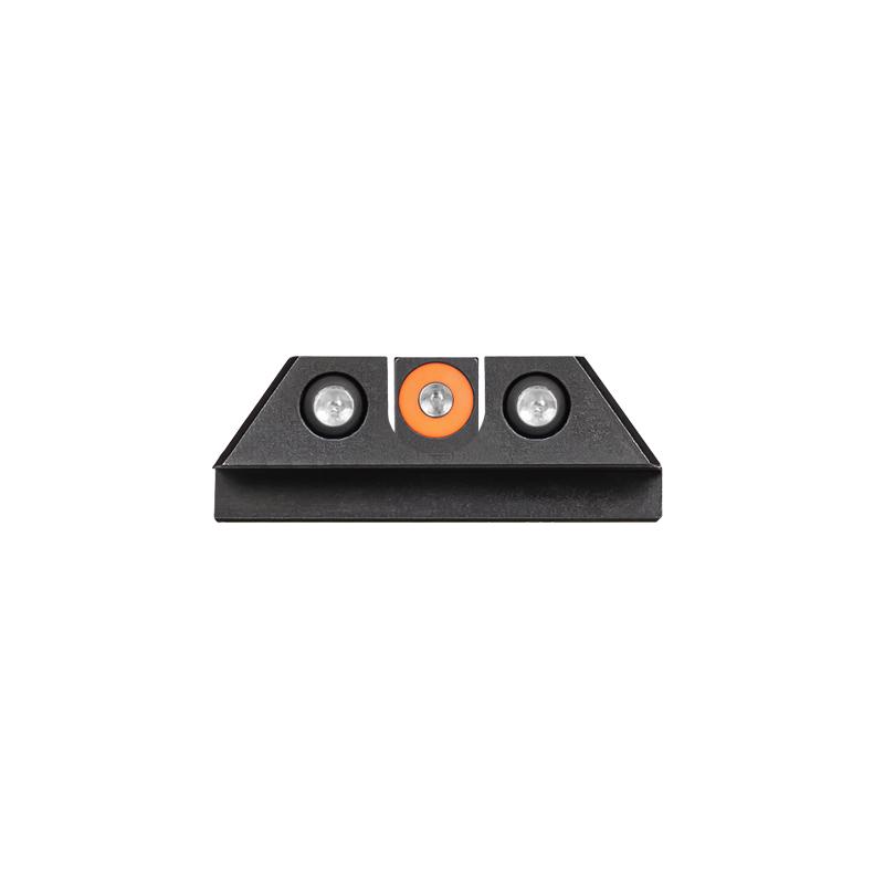 Night Fision Night Sight Set Orange Front Black U-Notch Back for Glock 3 Night Fision Night Sight Set Orange Front Black U-Notch Back for Glock
