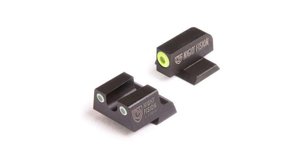 Perfect Dot NS Set w/Yellow Front + Black Square Rear Fits Springfield XD 3 Perfect Dot NS Set w/Yellow Front + Black Square Rear Fits Springfield XD