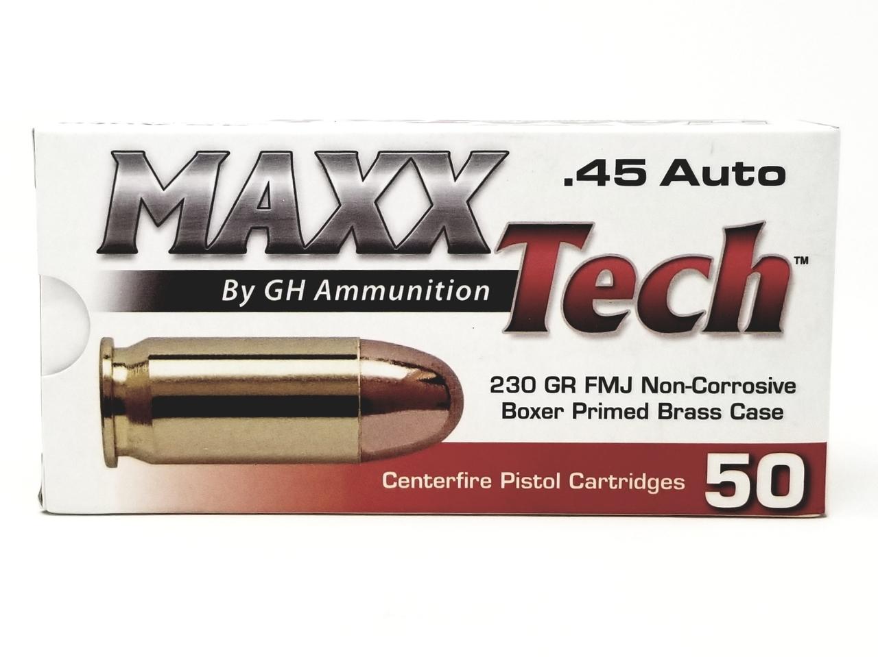 Maxxtech Brass Casefire Handgun Ammunition .45 ACP 230 gr FMJ 1000/ct 3 Maxxtech Brass Casefire Handgun Ammunition .45 ACP 230 gr FMJ 1000/ct