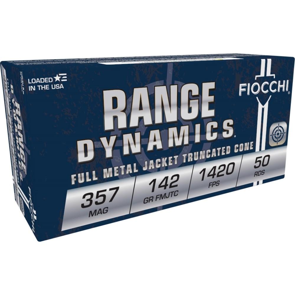 Fiocchi Range Dynamics Handgun Ammunition .357 Mag 142 gr FMJ 1420 fps 50/ct 3 Fiocchi Range Dynamics Handgun Ammunition .357 Mag 142 gr FMJ 1420 fps 50/ct