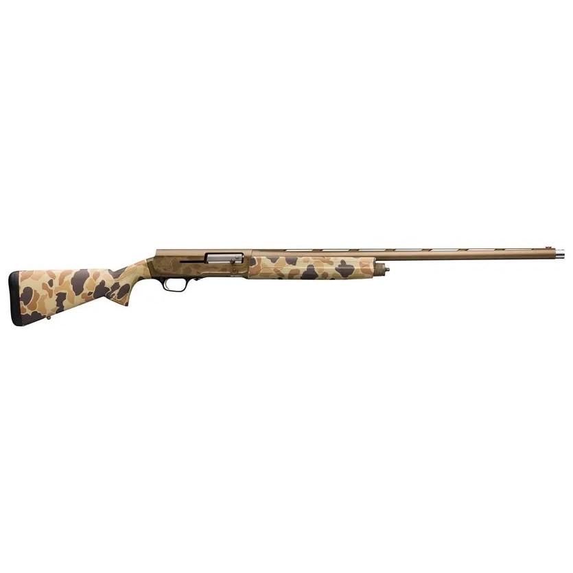Browning A5 Wicked Wing Shotgun 12 ga 3.5" Chamber 4rd Magazine 28" Barrel Vintage Tan Camo 3 Browning A5 Wicked Wing Shotgun 12 ga 3.5" Chamber 4rd Magazine 28" Barrel Vintage Tan Camo