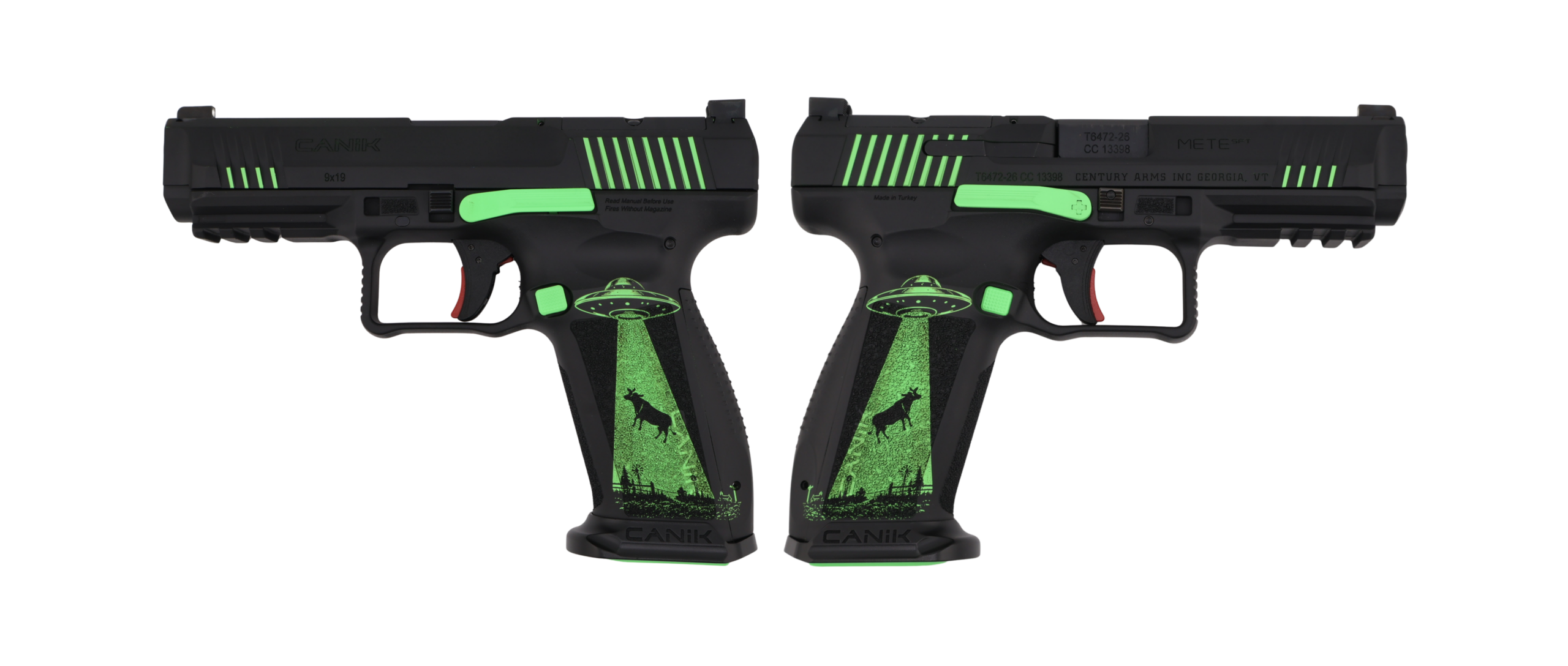 CANIK METE SFT ABDUCTION 9MM PISTOL 4.46 BRL 1-18RD MAG 3 CANIK METE SFT ABDUCTION 9MM PISTOL 4.46 BRL 1-18RD MAG