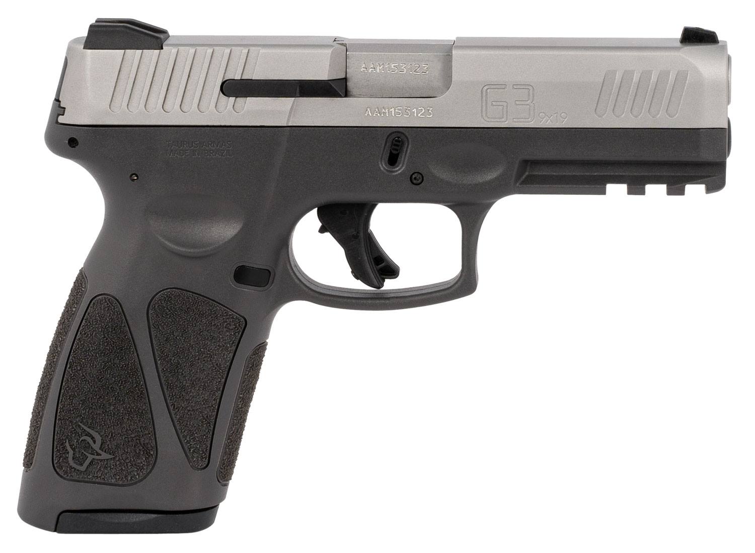 TAURUS G3 9MM SS/GRAY 4" 17+1 3 TAURUS G3 9MM SS/GRAY 4" 17+1